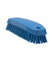 Brosse à main 200 mm dure, bleue - VIKAN