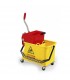 Seau spider jaune 2 x 8 litres avec presse plat sans fond - DME